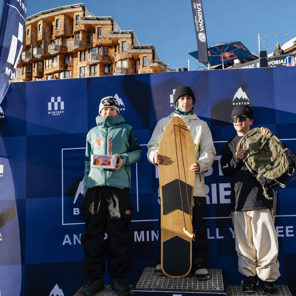 Corentin sur la plus haute marche du podium